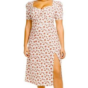 Danielle Bernstein Woman’s Puff Sleeve Slip Dress